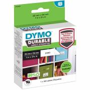 Dymo Durable etiketter 25x54mm hvid 