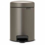 Brabantia NewIcon pedalspand 3 ltr Platinum 