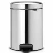 Brabantia NewIcon pedalspand 5L Brilliant Steel 