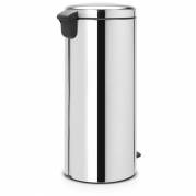 Brabantia NewIcon pedalspand med metal inderspand 30 ltr Brilliant Steel 