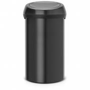 Brabantia Touch Bin vippelågsspand 60 ltr Matt Black 