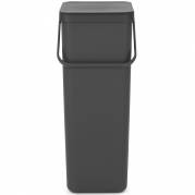 Brabantia Sort & Go affaldsspand 40L grå 