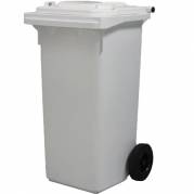Skraldespand 120L 480x540x930mm hvid