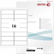Xerox multietiketter 37x105mm hvid 1600stk 