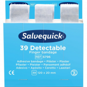 Salvequick Plaster blå ekstra lange refill