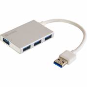 Sandberg 3.0 USB-hub sølv