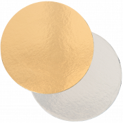 Papbund &Oslash;12cm guld/s&oslash;lv 100stk