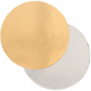 Papbund &Oslash;16cm guld/s&oslash;lv 100stk
