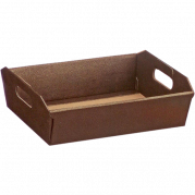 Gavekurv 310x220x90mm brun