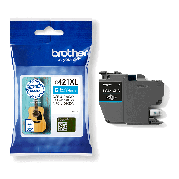 Brother LC421XLC Inkjet bl&aelig;kpatron Cyan 