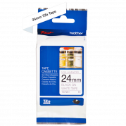 Brother TZe-N251 labeltape 24mmx8m sort/hvid 