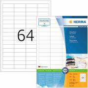 Herma etiket Premium A4 100 48,3x16,9 (6400)