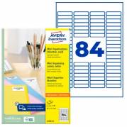 Avery L7656-25 etiketter 46x11,1mm 2100stk
