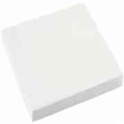 Middagsservietter 40x40cm hvid 70stk