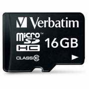 Verbatim 16GB memory card microSDHC + adapter