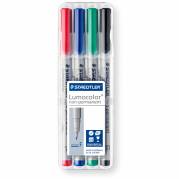 Staedtler Lumocolor 316F non-permanent marker 0,6mm 4 farver 