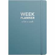 Mayland A5 Week Planner blå 