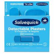 Salvequick Detectable fingerplaster 6x30stk