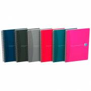 Notesbog Oxford Essentials A5 linieret Ass. Farver