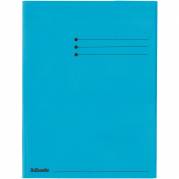 Esselte A4 klapmappe 3 klapper bl&aring; 