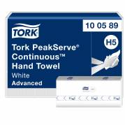 Tork 100589 PeakServe Continuous håndklædeark H5 hvid 3240ark 