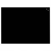 NAGA magnetisk glastavle 60x80cm sort