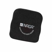 NAGA magnetisk tavlesvamp t/glastavle 5x5cm sort 