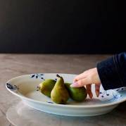 Royal Copenhagen Bl&aring; Mega Riflet fad 36,5cm 
