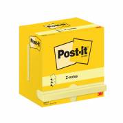 Post-it z-notes blok 76x127mm gul 12 blk 