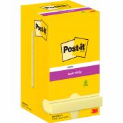 Post-it Super Sticky notesblok 76x76mm gul 12 blk 