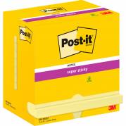 Post-it Super Sticky notesblok 76x127mm gul 12 blk 