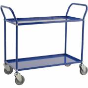 Kongamek hyldevogn m/2 hylder 1080x480x940mm 250kg bl&aring;