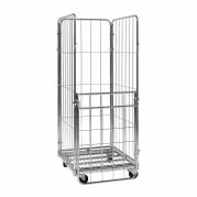Kongamek rullebur m/halvh&aelig;ngt l&aring;ge 720x800x1800mm 400kg