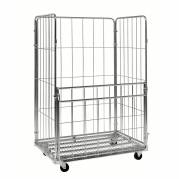 Kongamek rullebur m/h&aelig;ngslet l&aring;ge 1200x800x1800mm 400kg