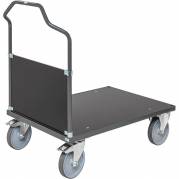 Kongamek platformsvogn 1090x700x1065mm m&oslash;rkgr&aring;/sort