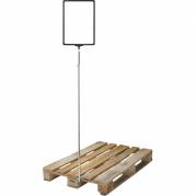 Universel pallestander A3 sort