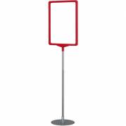 Plakatstander A4 320-620mm r&oslash;d