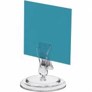 Prisskilteholder m/clips 80mm glasklar