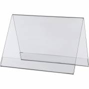 Teltdisplay akryl A5 glasklar