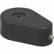 Teardrop pullbox 50x32x17mm sort