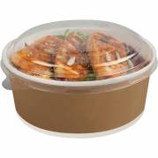 Bowles 700ml 145x125x66mm brun/hvid