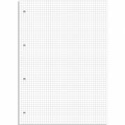 Rhino konferenceblok 60g hvid A4 kvadreret toplimet 25ark 
