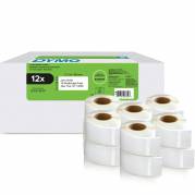 Dymo permanente adresseetiketter 25x54 mm Hvid 12 rl 