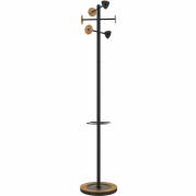 Unilux Bora Bamboo stumtjener 178x&Oslash;34cm sort 