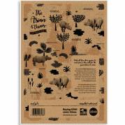 Rhino Recycled standardblok 70g A5 kvadreret 2 huller 