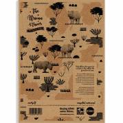 Rhino Recycled standardblok 70g A4 linjeret 4 huller 