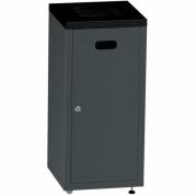 Caro affaldsspand 38x38x84 cm 90 l Sort 