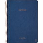 Kozo Premium notesbog 100g A6 linjeret m&oslash;rkebl&aring; 