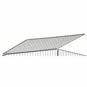 Kongamek l&aring;g t/tr&aring;dnetsvogn 830x630x35mm