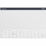 Mayland 2025 25137000 skriveunderlag m/årskalender 40x60cm hvid 